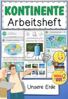 Vorschau - Arbeitsblätter - KONTINENTE / Arbeitsheft - Deckblatt