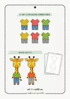 Vorschau - Arbeitsblätter - Einschulung: Erste Unterrichtsstunde für die Giraffenklasse, Kombinatorik - Seite 3
