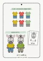 Vorschau - Arbeitsblätter - Einschulung: Erste Unterrichtsstunde für die Zebraklasse, Kombinatorik - Seite 3