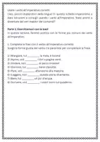 anteprima - Materiale interattivo - Usare verbi all’imperativo corretti - Pagina 1
