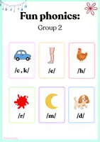 Vista previa - Hojas de trabajo - Pack Phonics group 2 - Portada