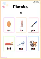 Vista previa - Hojas de trabajo - Pack Phonics group 2 - página 2