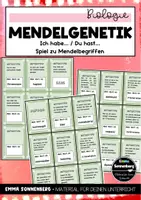 Vorschau - Spiele - Lernspiel zu Fachbegriffen der Mendelgenetik - Deckblatt