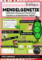 Vorschau - Präsentationen/Tafelbilder - Mendel - Klassische Genetik - Powerpoint-Präsentation - Deckblatt