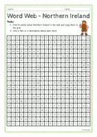 Vorschau - Arbeitsblätter - Word Web - NORTHERN IRELAND (2-fach differenziert) - Seite 1