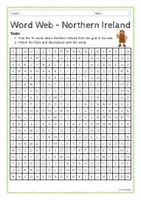 Vorschau - Arbeitsblätter - Word Web - NORTHERN IRELAND (2-fach differenziert) - Seite 3