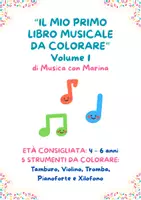 anteprima - Didattica a stazioni - Il mio Primo Libro Musicale da colorare - Volume 1 - Pagina 1