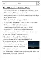 Vorschau - Arbeitsblätter - Text der Woche Sternschnuppen - Seite 2