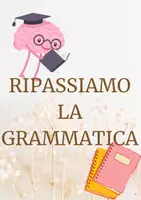 anteprima - Esercizi - ATTIVITA' ED ESERCIZI PER RIPASSARE LA GRAMMATICA - Pagina di copertina