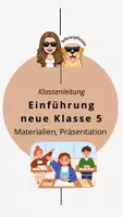 Vorschau - Stundenentwürfe - Einführung in Klasse 5 – Materialien & Präsentation - Deckblatt