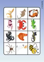 Vorschau - Arbeitsblätter - Wortschatz Bingo - Haustiere (Klasse 1 und 2) - Seite 2