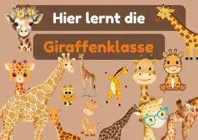 Vorschau - Poster - Süße Türschilder für deine Giraffenklasse - Seite 2