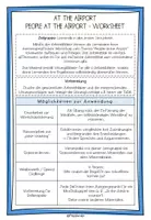 Vorschau - Arbeitsblätter - People at the airport - worksheets - Seite 1