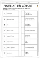 Vorschau - Arbeitsblätter - People at the airport - worksheets - Seite 3