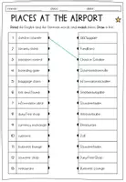 Vorschau - Arbeitsblätter - Places at the airport - worksheets - Seite 2