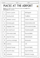 Vorschau - Arbeitsblätter - Places at the airport - worksheets - Seite 3