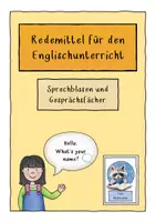 Vorschau - Arbeitsblätter - Sprechblasen und Gesprächsfächer für den Englischunterricht - Deckblatt