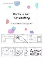 Vorschau - Arbeitsblätter - Büchlein Meine erste Schulwoche, erster Schultag, Schulanfang - Deckblatt