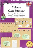 Vorschau - Präsentationen/Tafelbilder - Vorlagen für die digitale Tafel - Colours Class Interview (Klasse 3) - Deckblatt