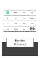 Vorschau - Spiele - Domino – Verb avoir im Präsens - Deckblatt