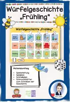 Vorschau - Spiele - Würfelgeschichte Frühling - Kreatives Schreiben - Deckblatt