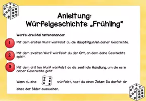 Vorschau - Spiele - Würfelgeschichte Frühling - Kreatives Schreiben - Seite 2