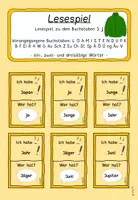 Vorschau - Spiele - Lesespiel J j - Deckblatt