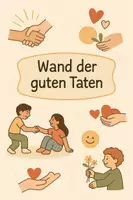 Vorschau - Poster - Wand der guten Taten Poster mit Blankokarten - Deckblatt