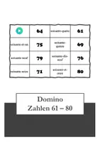 Vorschau - Spiele - Domino - Zahlen 61 - 80 - Deckblatt