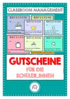 Vorschau - Mal- und Bastelvorlagen - Gutscheine für alle Klassenstufen & für jeden Anlass.Geburtstag und positive Verstärker - Deckblatt