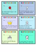 Vorschau - Mal- und Bastelvorlagen - Gutscheine für alle Klassenstufen & für jeden Anlass.Geburtstag und positive Verstärker - Seite 2