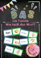 Vorschau - Stationenlernen - DAZ Die Familie Domino - Deckblatt