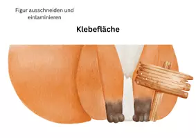 Vorschau - Mal- und Bastelvorlagen - Türschild Fuchsklasse - Seite 2