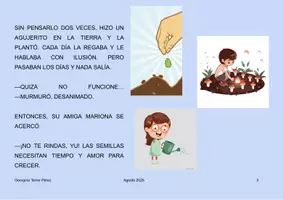 Vista previa - Refuerzo / NEE / Materiales de apoyo - La semilla mágica _cuento ilustrado. - página 3