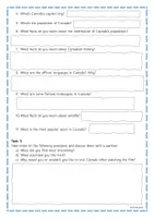 Vorschau - Arbeitsblätter - Introducing CANADA - Worksheet mit Video QR-Code - Seite 2