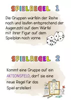 Vorschau - Spiele - Klassenregeln: Einstiegsspiel + Schilder im Comic Stil - Seite 3
