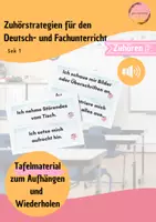 Vorschau - Poster - Zuhörstrategien - Zuhören leicht gemacht! - Deckblatt