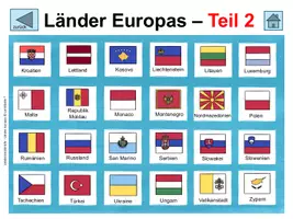 Vorschau - Arbeitsblätter - Ländersteckbriefe Europas - Interaktive Präsentation mit Ausdruckvariante und Arbeitsblättern Klasse 3,4,5 - Seite 3