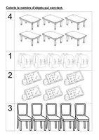 Aperçu - Feuilles d'exercices - Compter jusqu'à 10 rentrée (maternelle, CP, inclusion) - Page 2