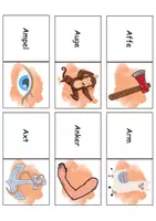 Vorschau - Spiele - Domino Buchstabe A - Bastelvorlage - DaZ/DaF, Deutsch (Wortschatz) - Seite 3