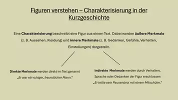 Vorschau - Arbeitsblätter - Kurzgeschichte Charakterisierung "Ein Platz am Fenster" - Seite 3