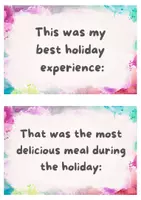 Voorbeeld - Engels: Stop and swap cards holiday experiences - Pagina 2