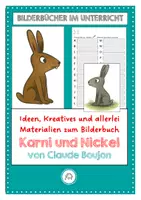 Vorschau - Arbeitsblätter - Lesebegleitheft zum Bilderbuch Karni und Nickel von Claude Boujon - Deckblatt