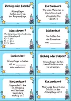 Vorschau - Arbeitsblätter - Altenpfleger MEGABUNDLE Materialpaket - Wissenskartei, Lückentext, Steckbrief, Suchsel, Quizkarten - Seite 3