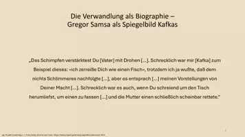 Vorschau - Arbeitsblätter - Biographische Deutung: Franz Kafka und "Die Verwandlung" - Seite 2
