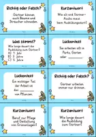 Vorschau - Arbeitsblätter - Gärtner MEGABUNDLE Materialpaket - Wissenskartei, Lückentext, Steckbrief, Suchsel, Quizkarten - Seite 3