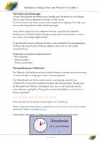 Vorschau - Spiele - Uhrendomino: zehn Minuten, mit Ziffern, bunte Zeiger (V1) - Seite 1