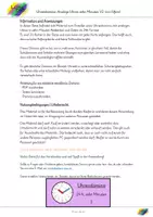 Vorschau - Spiele - Uhrendomino: zehn Minuten, mit Ziffern, bunte Zeiger (V2) - Seite 1