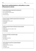 anteprima - Quiz - Hansel e Gretel: Descrivere ambientazione e atmosfera e come influenzano la storia - Quiz - Pagina 1