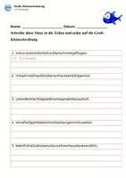 Vorschau - Arbeitsblätter - Groß-Kleinschreibung 3. -4. Schulstufe - Seite 2